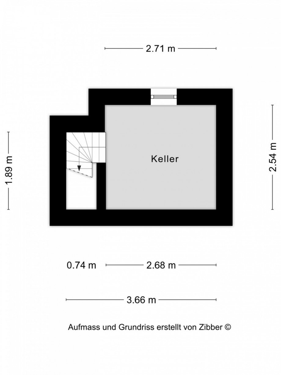 Grundriss Kellergeschoss Einfamilienhaus Goch / Pfalzdorf