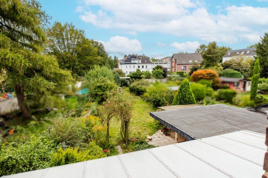 Gartenansicht vom 1 OG Doppelhaush�lfte M�nchengladbach