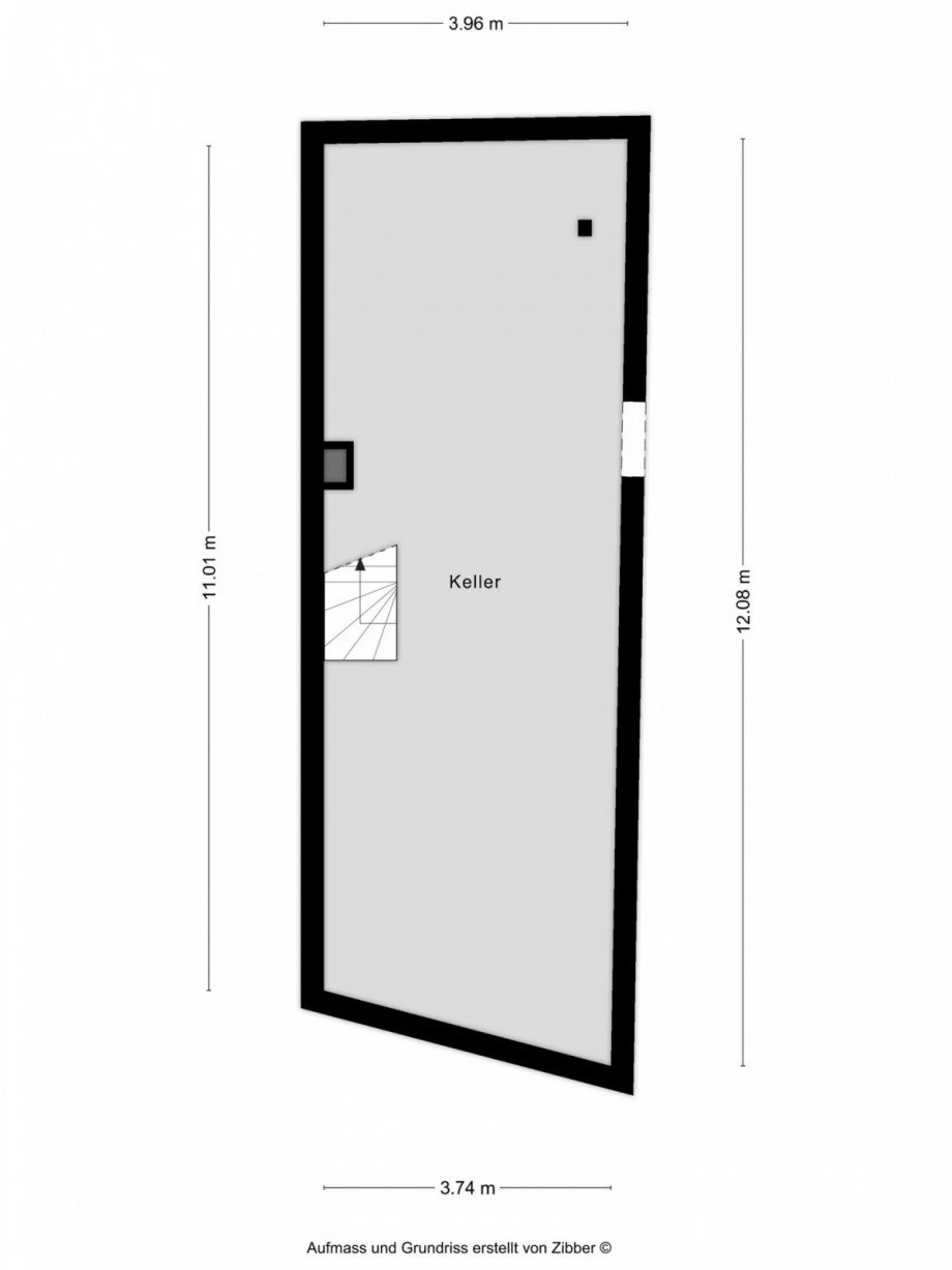 Kellergeschoss Reihenmittelhaus Kleve